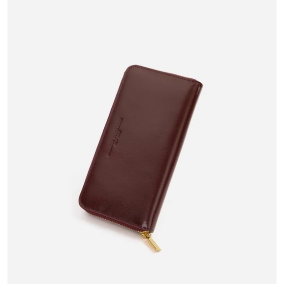 Brandon Blackwood Lynn Burgundy Leather Wallet - Picture 5 of 7